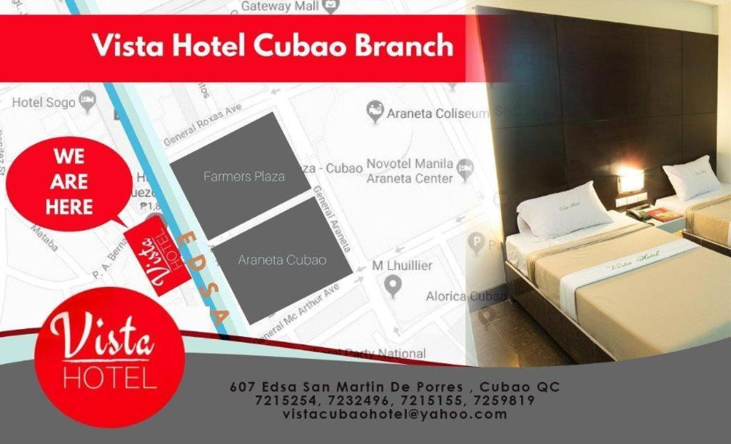 Vista Hotel Cubao Quezon City Bagian luar foto